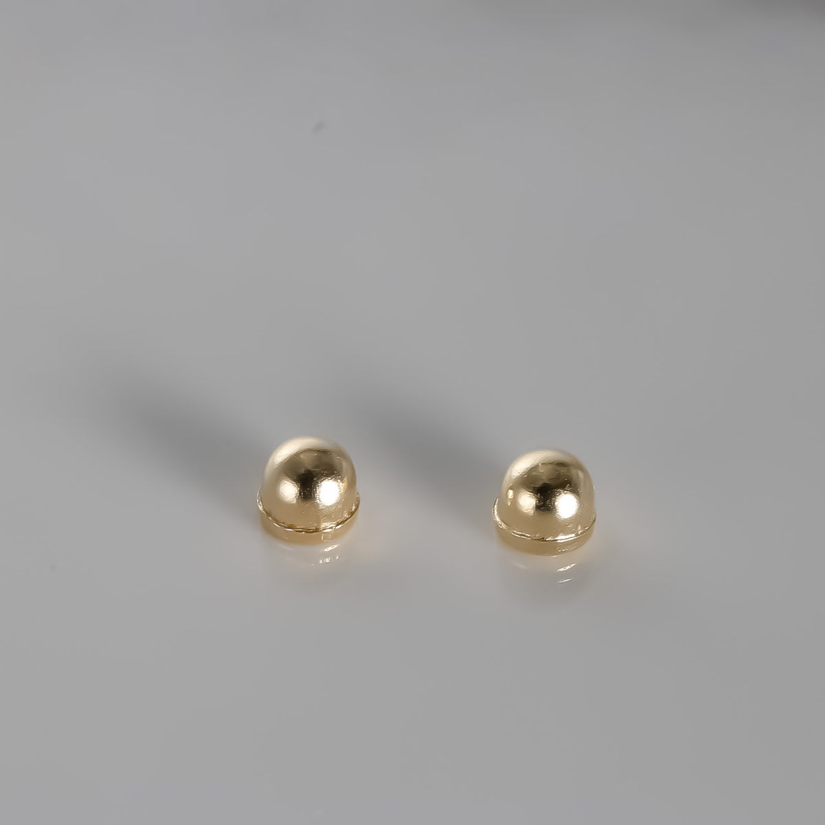 Virgin Studs, 14K Solid Yellow Gold Earrings