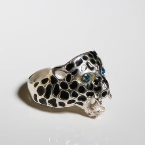 Cheetah Ring, 925 Sterling Silver 