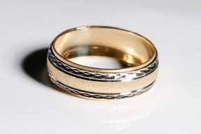 Forever Wedding Bands,14k Solid Yellow Gold