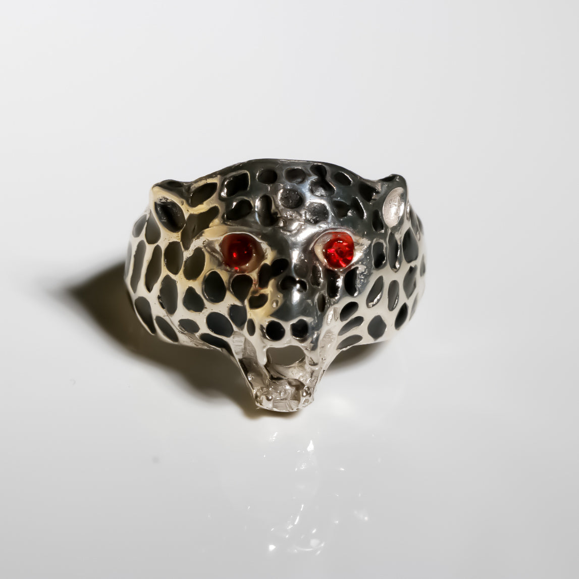 Cheetah Ring, 925 Sterling Silver 