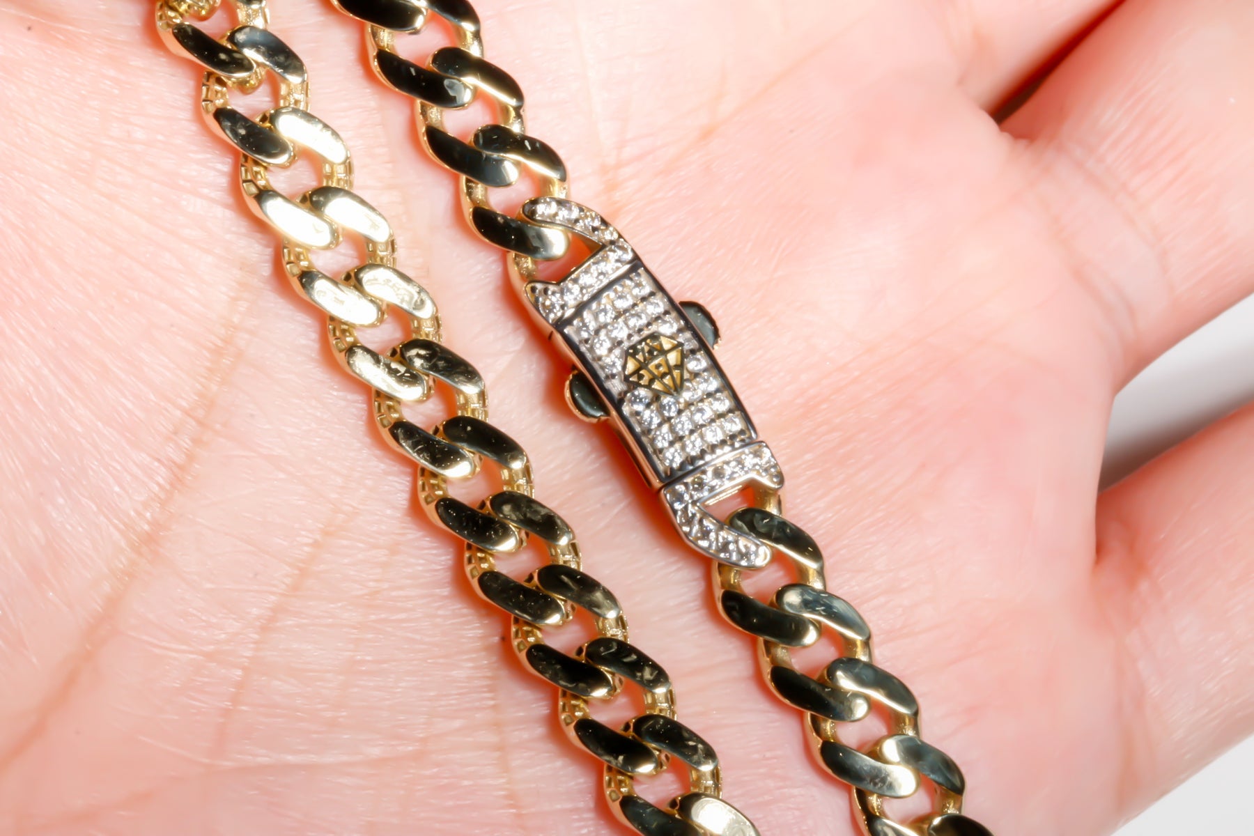 Luxury Cuban Link Chain, 14k Solid Yellow Gold