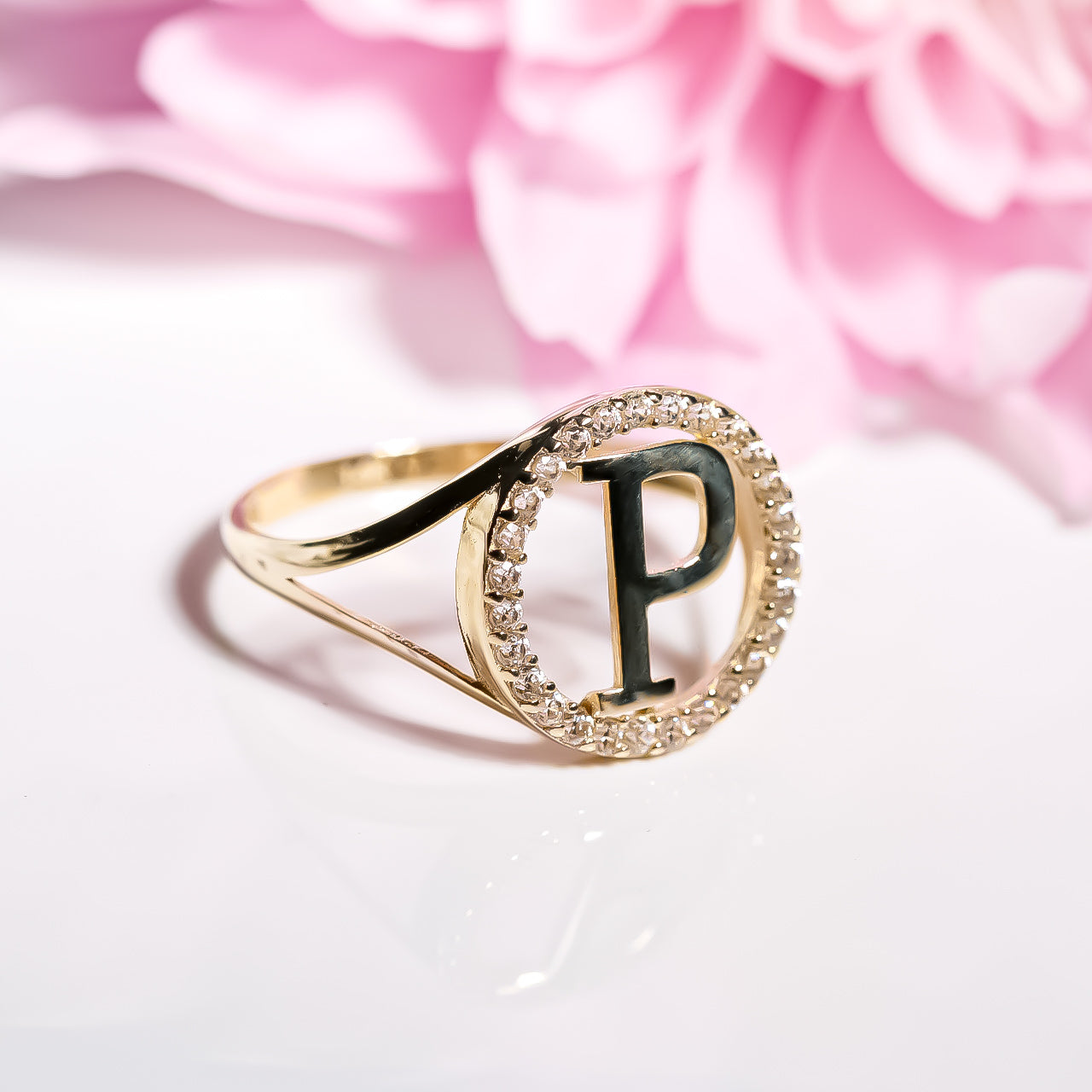 DOREMI Valentine's Day Gifts Trend New Rings Gold Ring for Women A-Z  Initial Letter Engagement Jewelry Ring - AliExpress