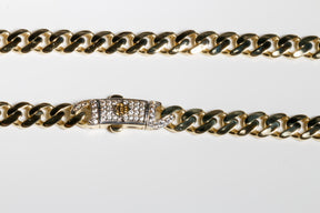 Luxury Cuban Link Chain, 14k Solid Yellow Gold