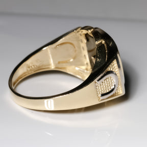 Eagle Onix Ring, 14K Solid Gold