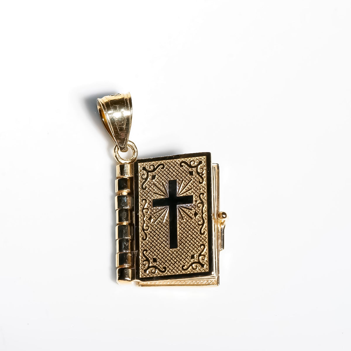 Bible Pendant (spanish), 14k Solid Yellow Gold