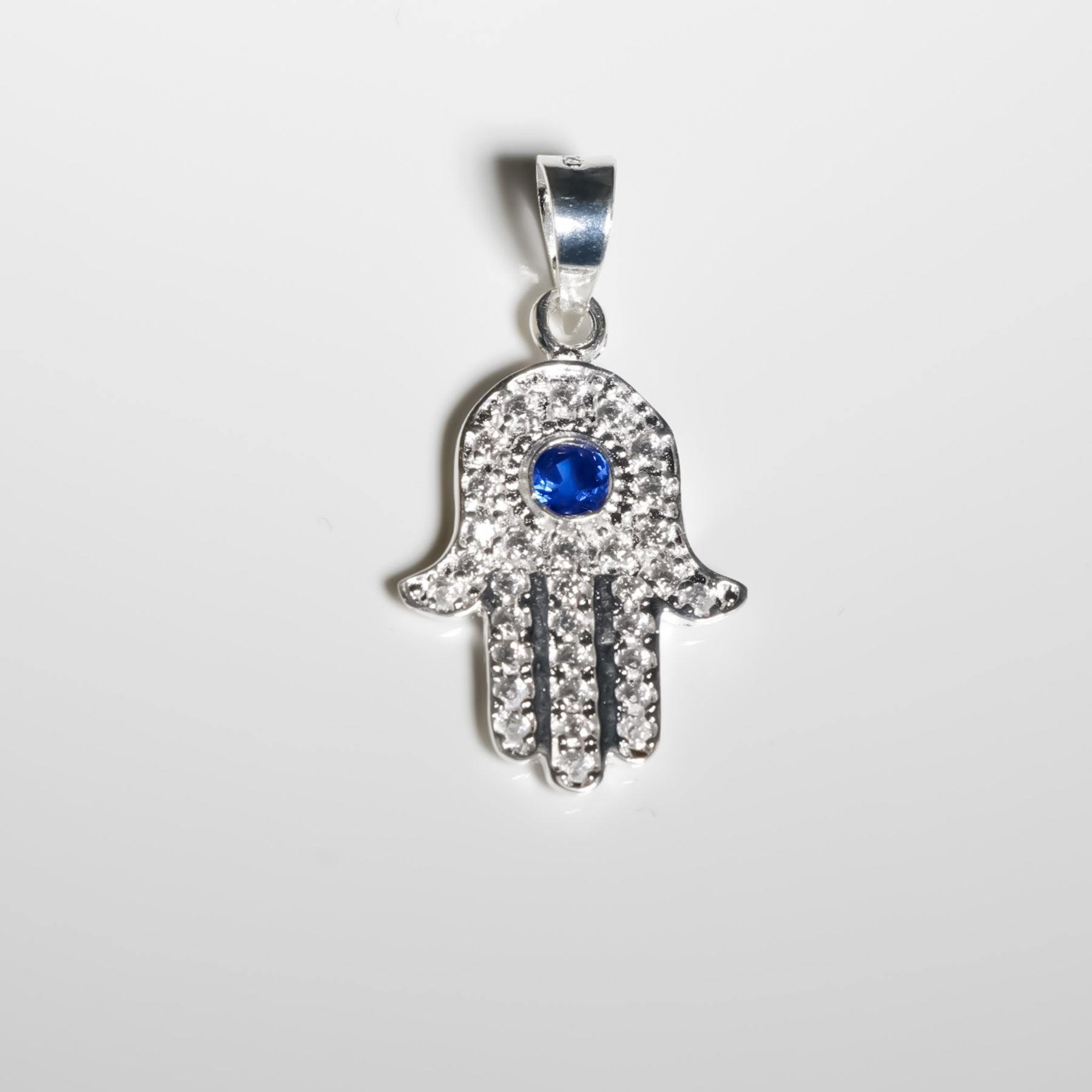 Hand Pendant cz, 925 Sterling Silver