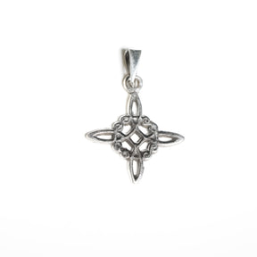 Witches Knot Pendant, 925 Sterling Silver