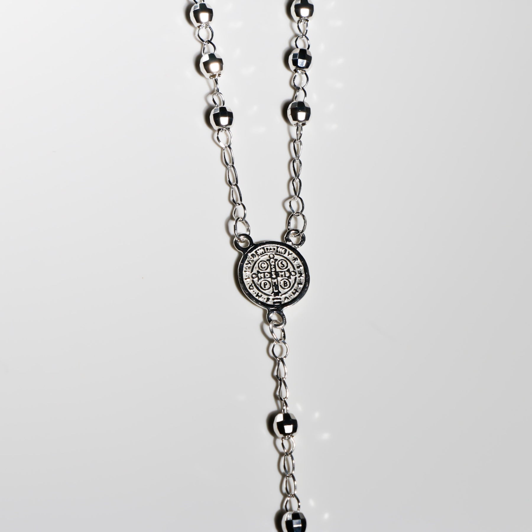 Saint Benedict (San Benito) Rosary, 925 Sterling Silver