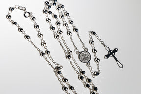 Saint Benedict (San Benito) Rosary, 925 Sterling Silver