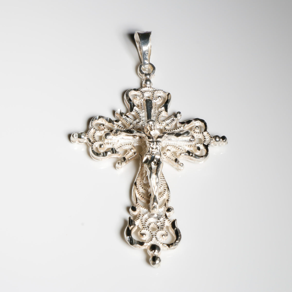 Vintage Crucifix, 925 Sterling Silver