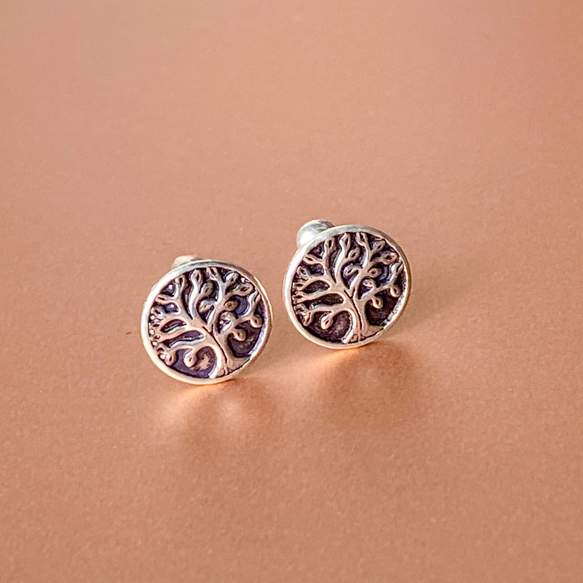 Tree of Life studs, 925 Sterling Silver Earrings