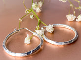 22mm Hoop Earrings in 925 Sterling Silver