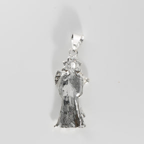 Santa Muerte Pendant, 925 Sterling Silver