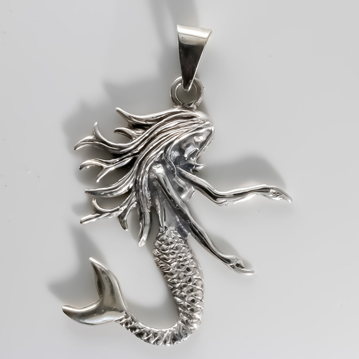 Mermaid Pendant, 925 Sterling Silver