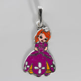 Frozen Anna Pendant, 925 Sterling Silver