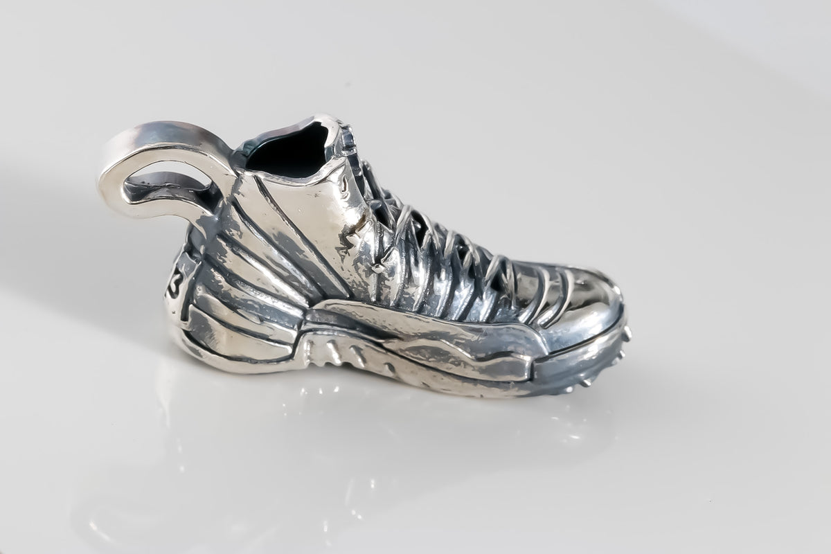 Nike Air Jordan Shoe Pendant, 925 Sterling Silver