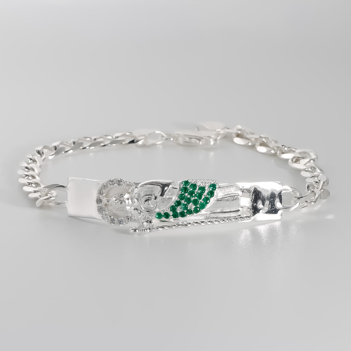 San Judas Bracelet, 925 Sterling Silver